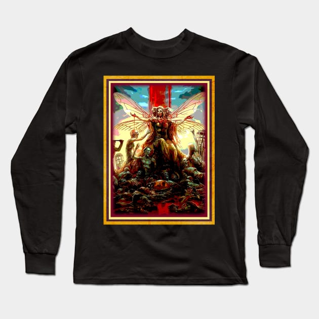 Apocalyptic Exoduss Thrashocalypse on Your Shirt Long Sleeve T-Shirt by Thunder Lighthouse